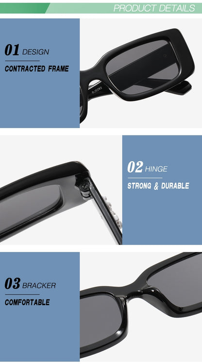 Square Retro Sun Glasses